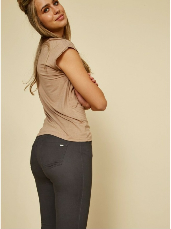 ZOOT.lab Сиви дамски панталони с прилепнала кройка ZOOT.lab Anna 2