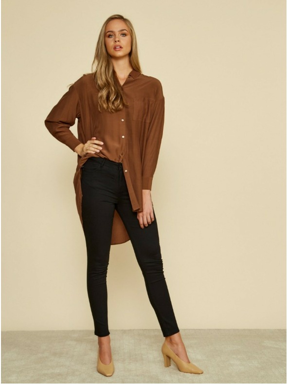 ZOOT.lab Черни дамски панталони с вталена кройка ZOOT.lab Anna