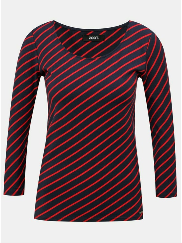 ZOOT.lab Тъмно синя дамска раирана риза ZOOT.lab Karin