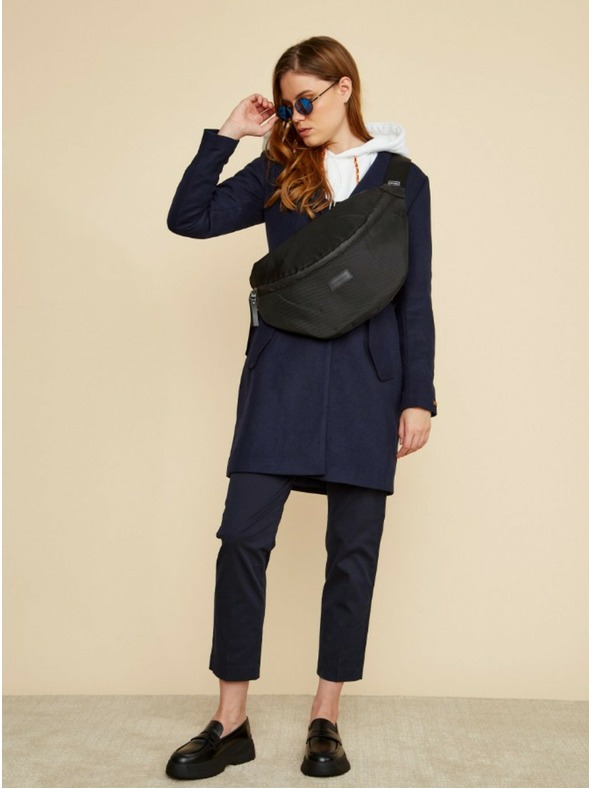 ZOOT.lab Тъмносиньо дамско палто от вълнена смес ZOOT.lab Klara