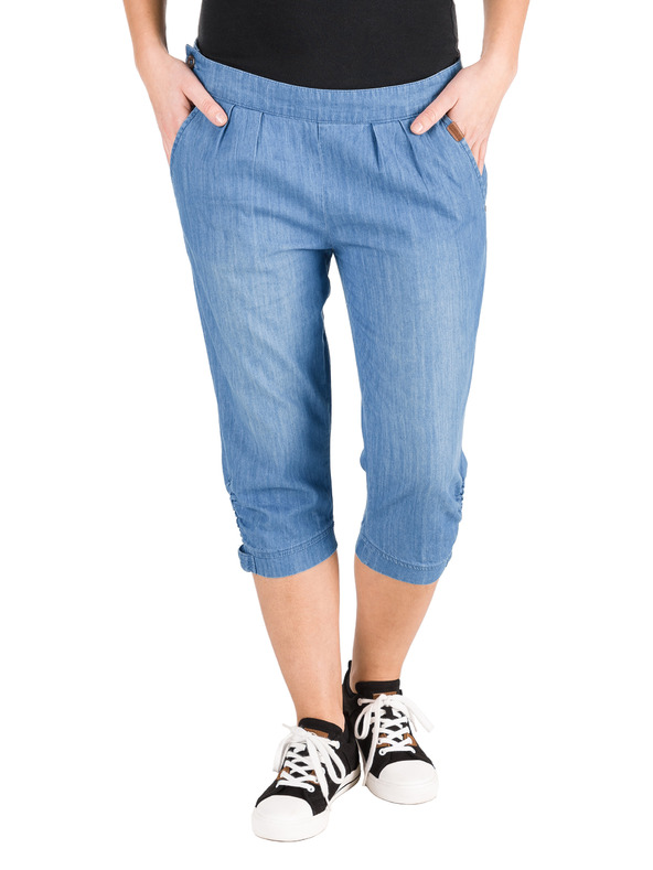 Sam 73 Сини дамски дънкови 3/4 панталони SAM 73