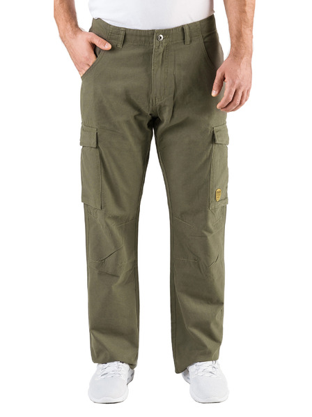 Sam 73 Мъжки панталони с джобове в цвят каки SAM 73