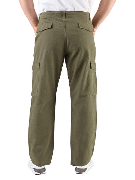 Sam 73 Мъжки панталони с джобове в цвят каки SAM 73