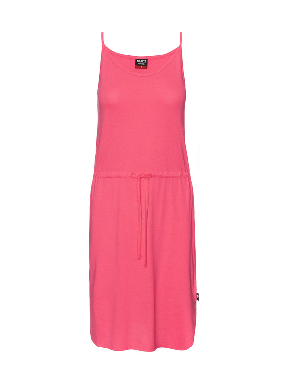 Sam 73 Розова дамска рокля с вратовръзка SAM 73