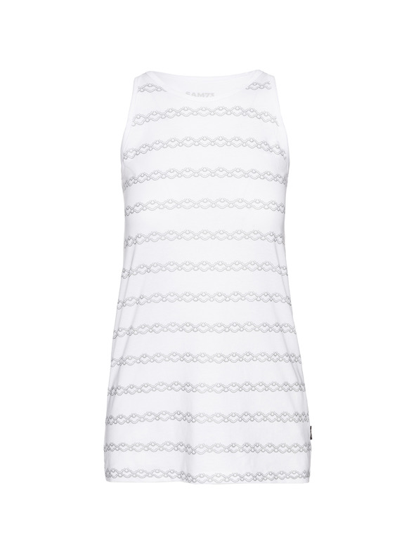 Sam 73 Бяла дамска щампована потник SAM 73