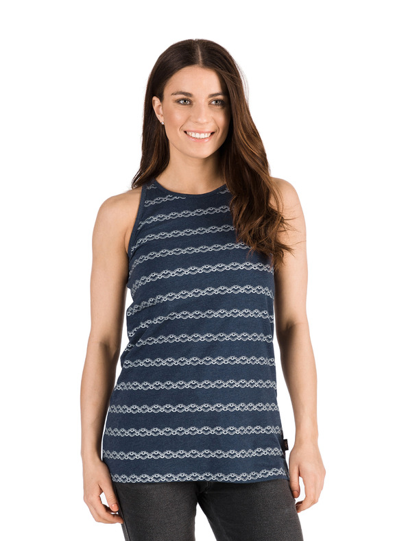 Sam 73 Тъмносиня дамска щампована потник SAM 73