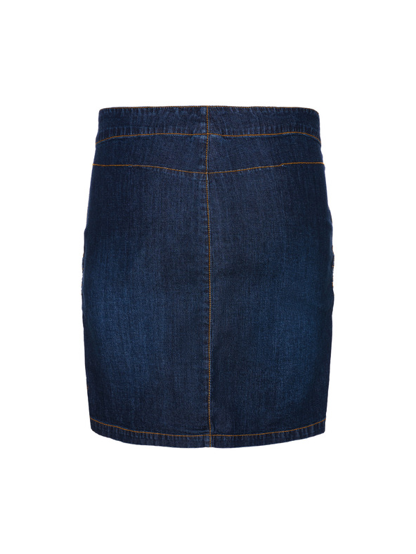 Sam 73 Тъмно синя дамска пола от деним с ръкав SAM 73