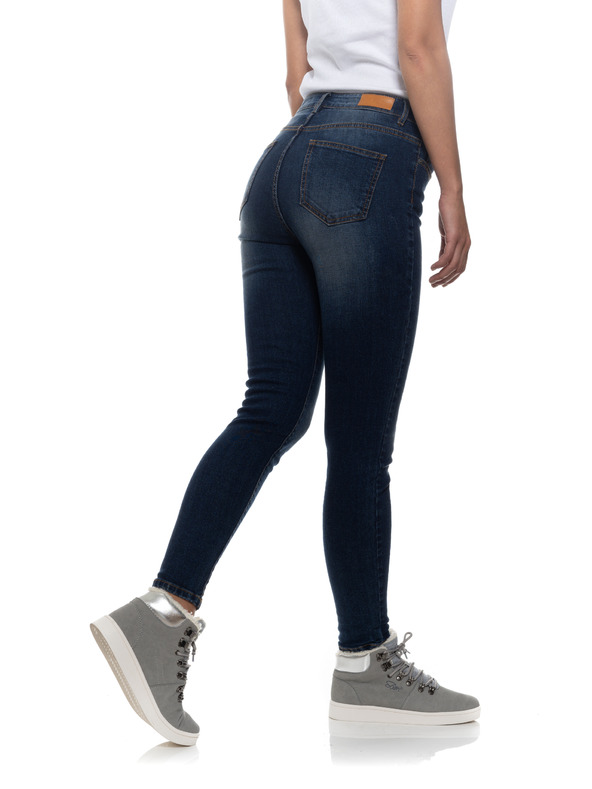 Sam 73 Сини дамски дънки с тясна кройка Sam 73