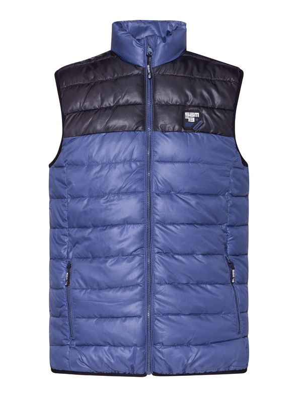 Sam 73 Черно-синя мъжка ватирана жилетка SAM 73 Donald