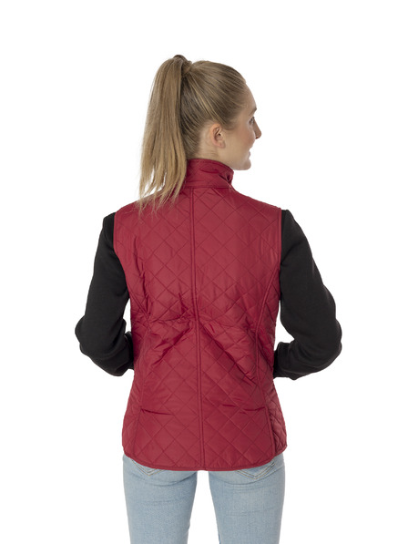 Sam 73 Червена дамска ватирана жилетка Sam 73 Martha