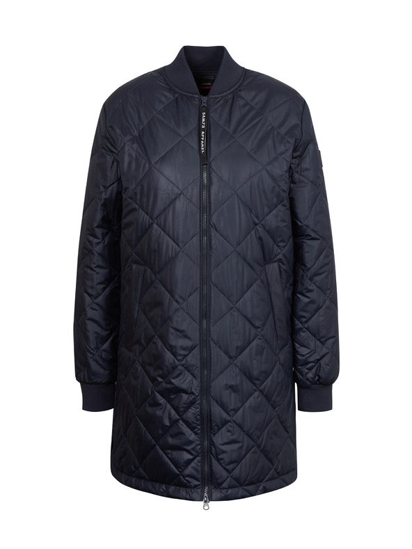 Sam 73 Тъмносиньо дамско ватирано палто Sam 73