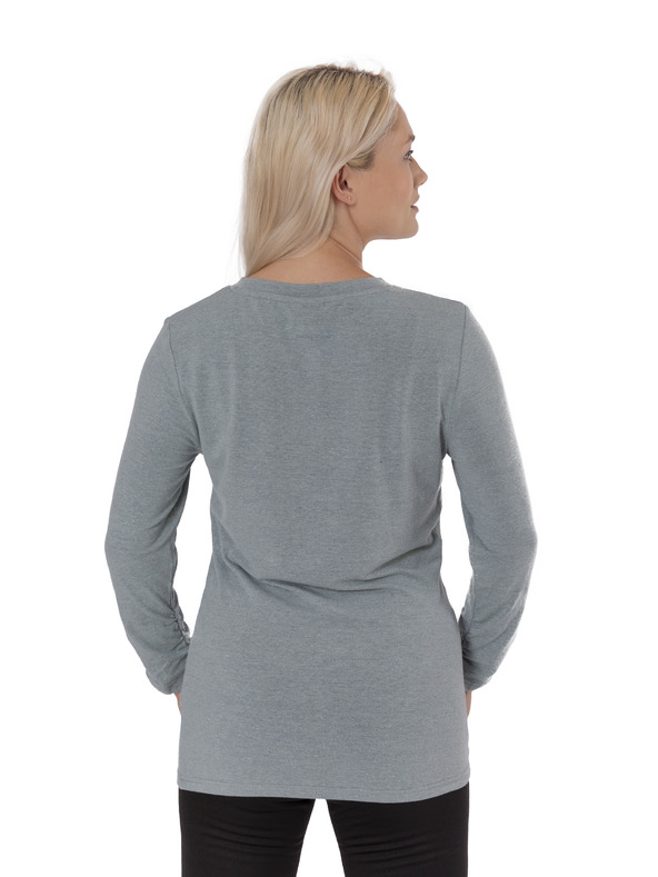 Sam 73 Светлосива дамска тениска SAM 73