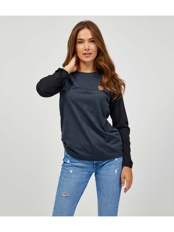 Sam 73 Тъмно сива дамска тениска SAM 73