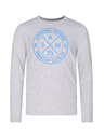 Sam 73 Светлосива тениска за момчета с щампа SAM 73