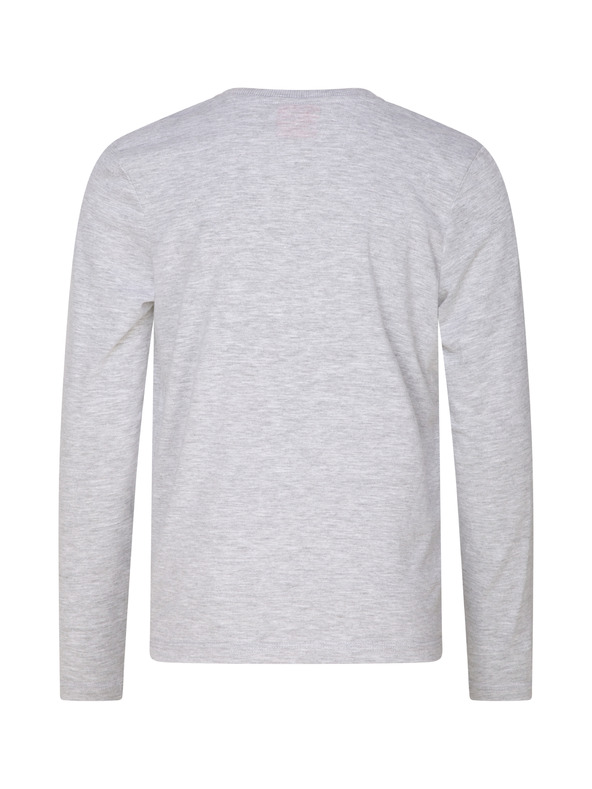 Sam 73 Светлосива тениска за момчета с щампа SAM 73