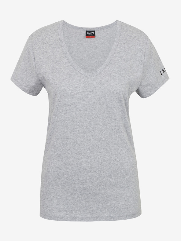 Sam 73 Светлосива дамска тениска на райета SAM 73 Una