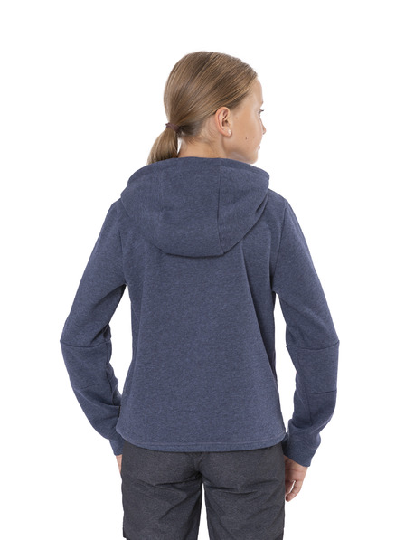 Sam 73 Тъмносин момичешки суитчър с щампа SAM 73