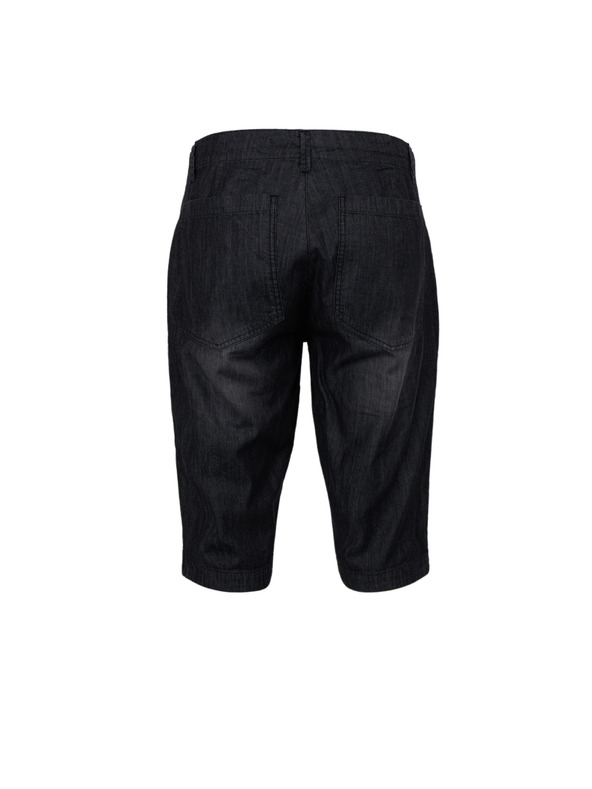 Sam 73 Черни мъжки къси панталони от деним SAM 73 Kieran