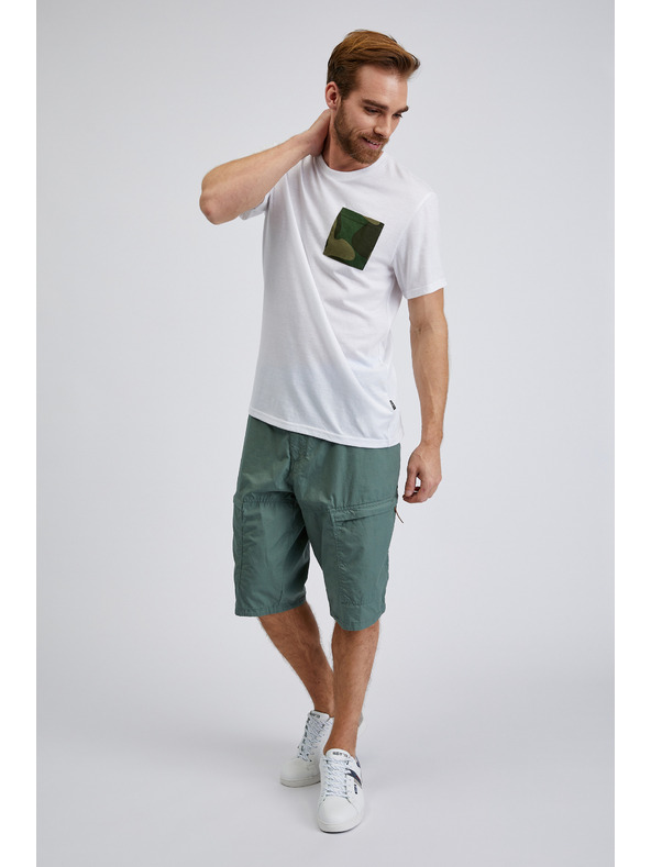 Sam 73 Бяла мъжка тениска SAM 73 Sean