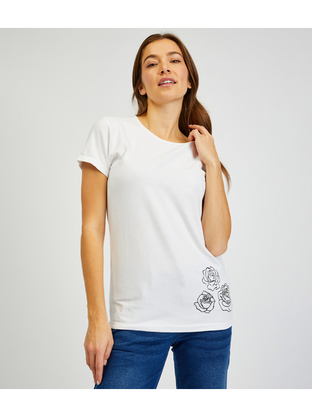 Sam 73 Бяла дамска тениска SAM 73 Bethany