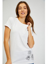 Sam 73 Бяла дамска тениска SAM 73 Bethany