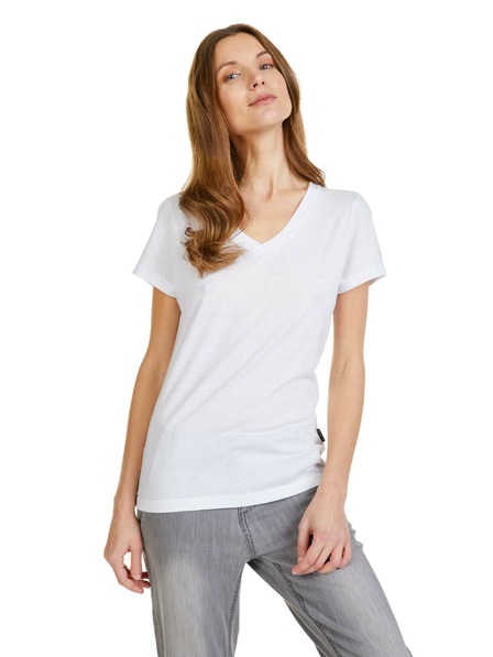 Sam 73 Бяла дамска тениска SAM 73 Claudia