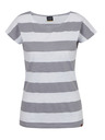 Sam 73 Дамска тениска на райета в бяло и сиво SAM 73 Elspeth