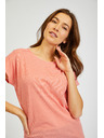 Sam 73 Оранжева дамска основна тениска на райета SAM 73 Celeste