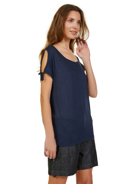 Sam 73 Тъмно синя дамска тениска SAM 73 Felicia