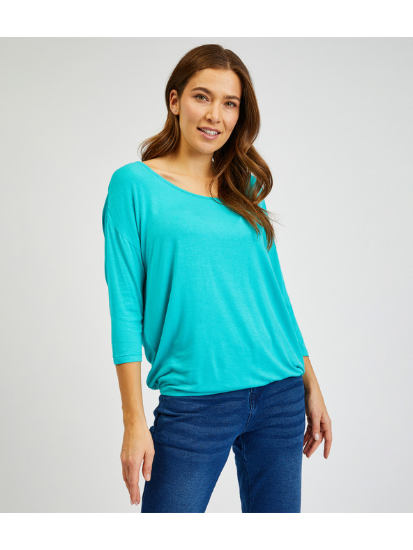 Sam 73 Тюркоазена дамска тениска SAM 73 Cladys