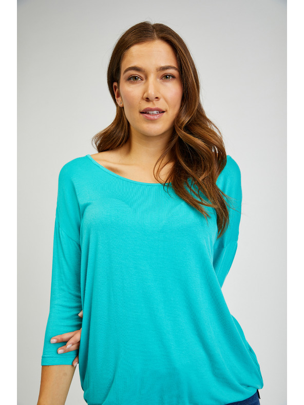 Sam 73 Тюркоазена дамска тениска SAM 73 Cladys