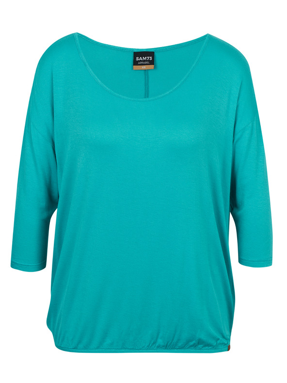 Sam 73 Тюркоазена дамска тениска SAM 73 Cladys