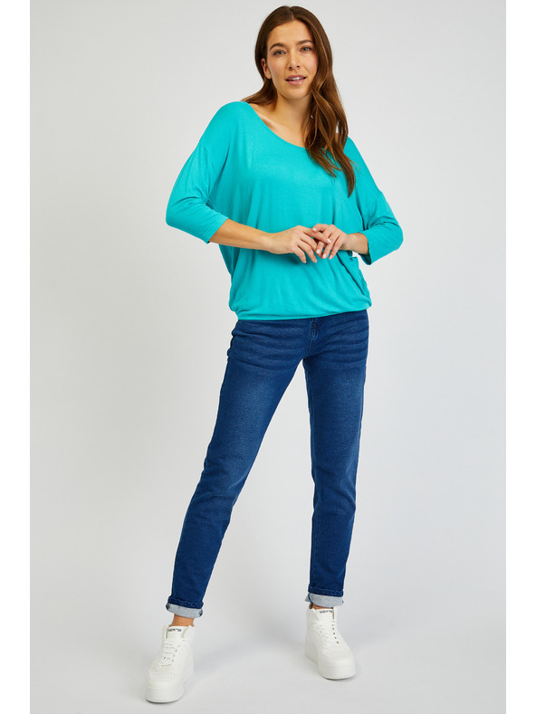 Sam 73 Тюркоазена дамска тениска SAM 73 Cladys