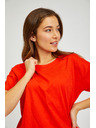 Sam 73 Червена дамска основна тениска SAM 73 Halle