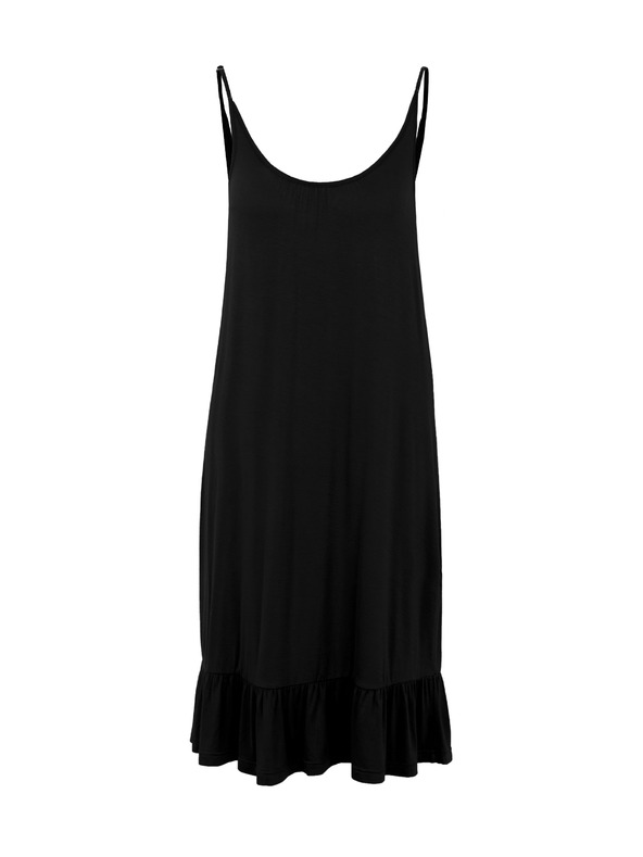 Sam 73 Черна дамска рокля без презрамки SAM 73 Alla