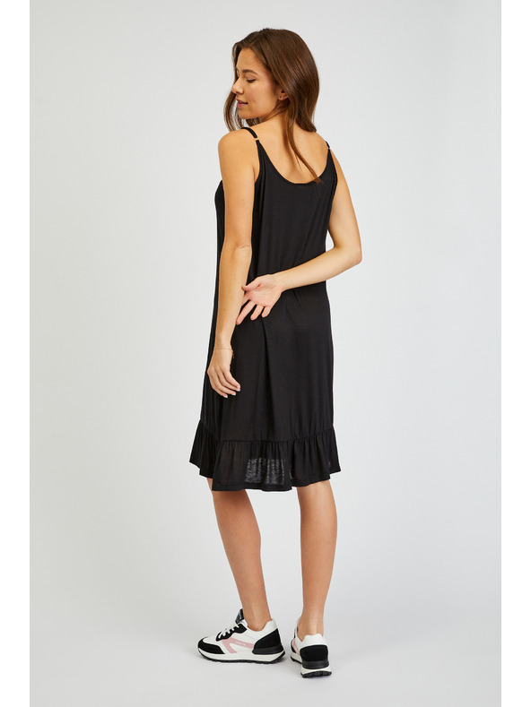 Sam 73 Черна дамска рокля без презрамки SAM 73 Alla