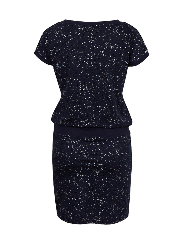 Sam 73 Тъмно синя дамска шарена рокля SAM 73 Nika