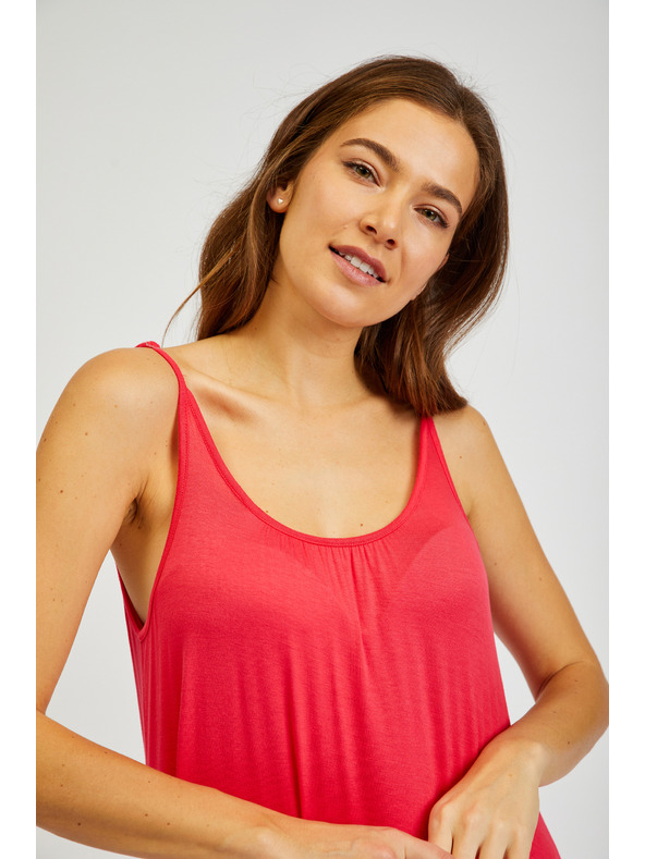 Sam 73 Тъмнорозова дамска рокля с презрамки SAM 73 Alla