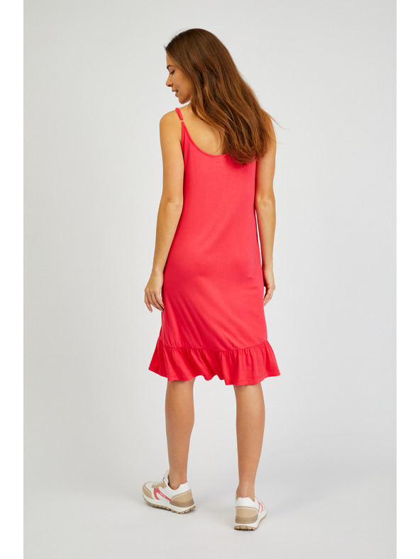 Sam 73 Тъмнорозова дамска рокля с презрамки SAM 73 Alla