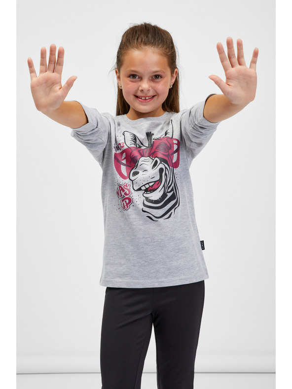 Sam 73 Сива тениска за момичета SAM 73 Agnes