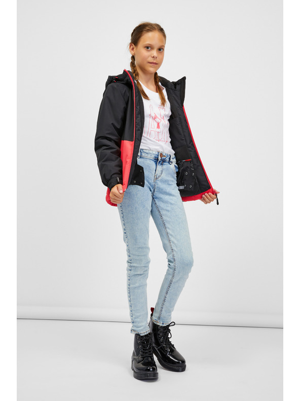 Sam 73 Коралово и черно детско яке SAM 73 Kimia