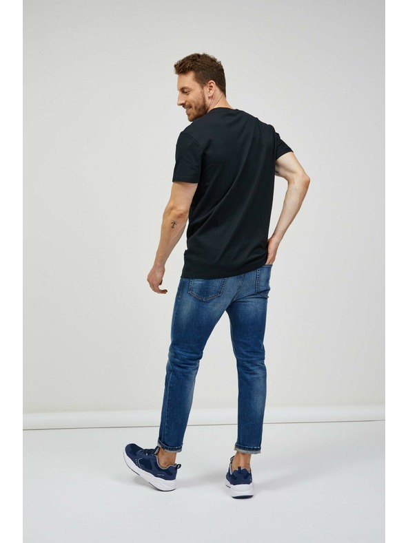 Sam 73 Черна мъжка тениска SAM 73 Quarip