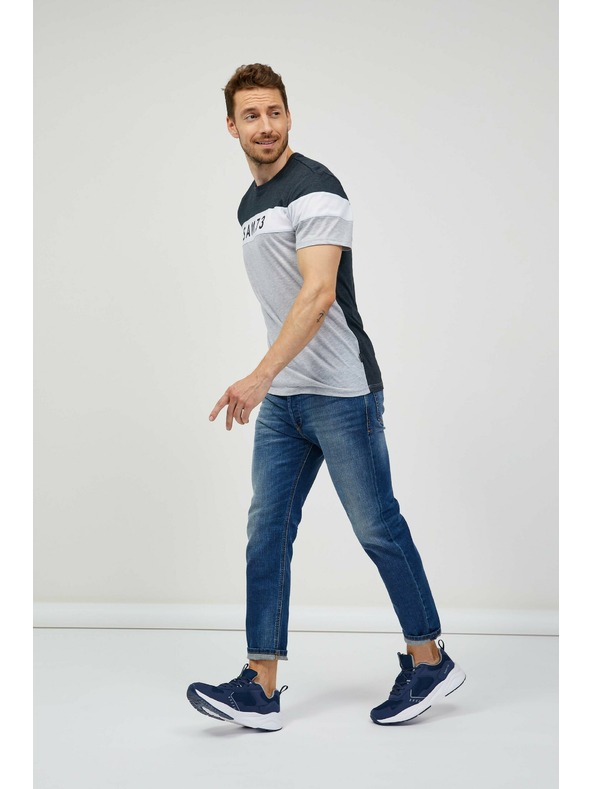 Sam 73 Сива мъжка тениска SAM 73 Kavix