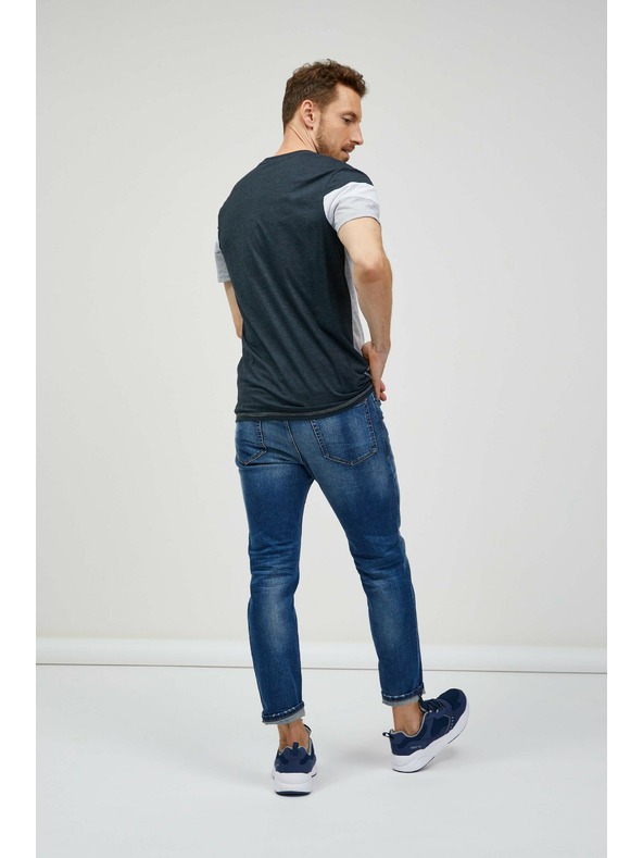 Sam 73 Сива мъжка тениска SAM 73 Kavix