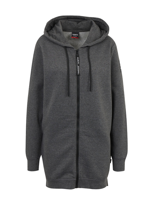 Sam 73 Сив дамски суитчър с цип SAM 73 Drusilia