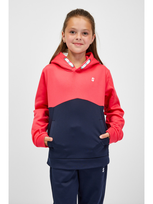 Sam 73 Синьо и розово момичешко яке с качулка SAM 73 Gersemi