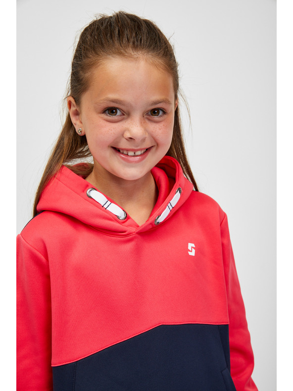 Sam 73 Синьо и розово момичешко яке с качулка SAM 73 Gersemi