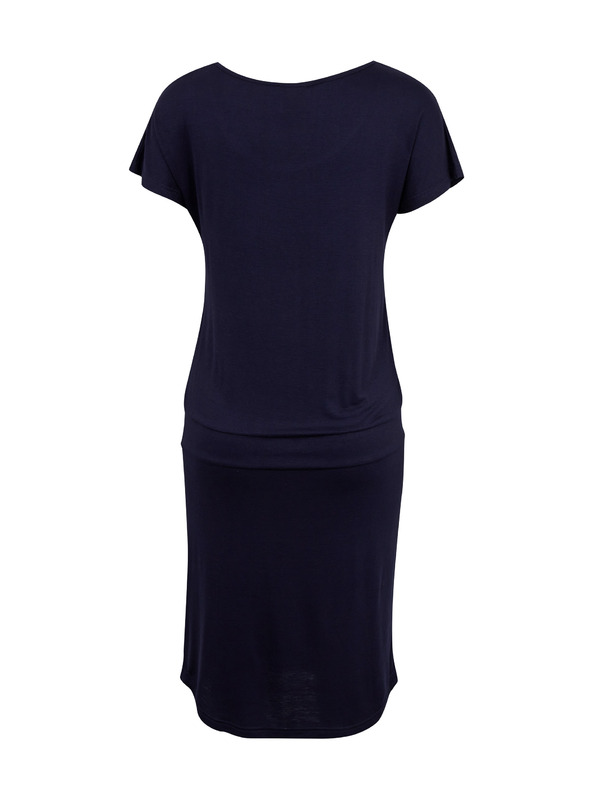 Sam 73 Тъмносиня дамска основна рокля SAM73 Corvus