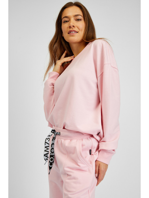 Sam 73 Светлорозов дамски суитчър SAM73 Amethyst