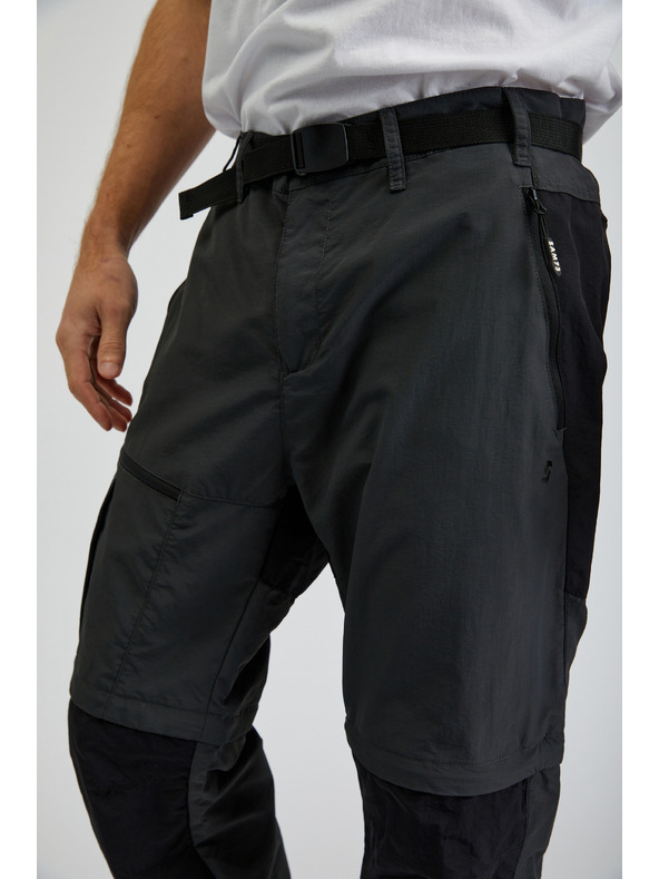 Sam 73 Черно-сив мъжки панталон с подвижен крачол SAM73 Walter